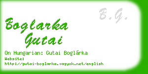 boglarka gutai business card