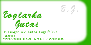 boglarka gutai business card